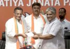 समाजवाद का साथ छोड़ भगवा रंग में रंगे पूर्व सांसद संजय सेठ और सुरेंद्र सिंह नागर