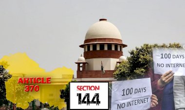 जम्मू-कश्मीर में इंटरनेट पाबंदी और धारा-144 पर सुप्रीम फैसला,कहा- इंटरनेट लोगों का मौलिक अधिकार,सरकार सप्ताह भर में हालात की करे समीक्षा 