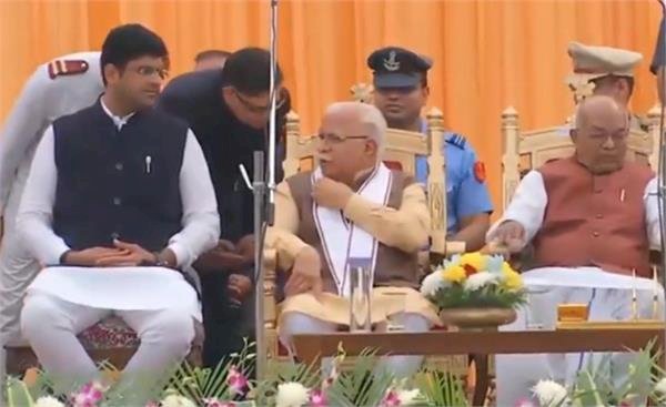 हरियाणा में मनोहर लाल खट्टर मंत्रिमंडल का पहला विस्तार, 6 कैबिनेट और 4 राज्यमंत्रियों ने ली शपथ,कमलेश ढांडा बनीं एक मात्र महिला मंत्री